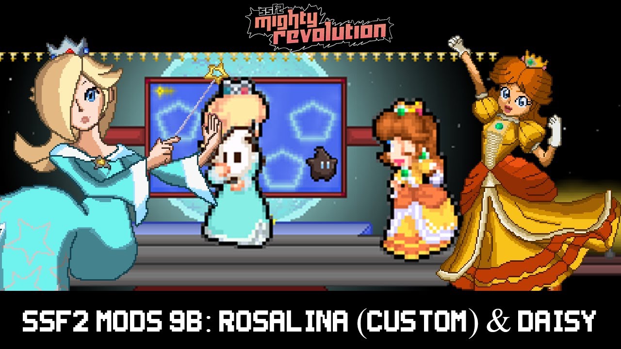 | SSF2 Mods 9b: Rosalina (Custom moveset) & Daisy | Matix 64 | Mighty Revolution Team |
