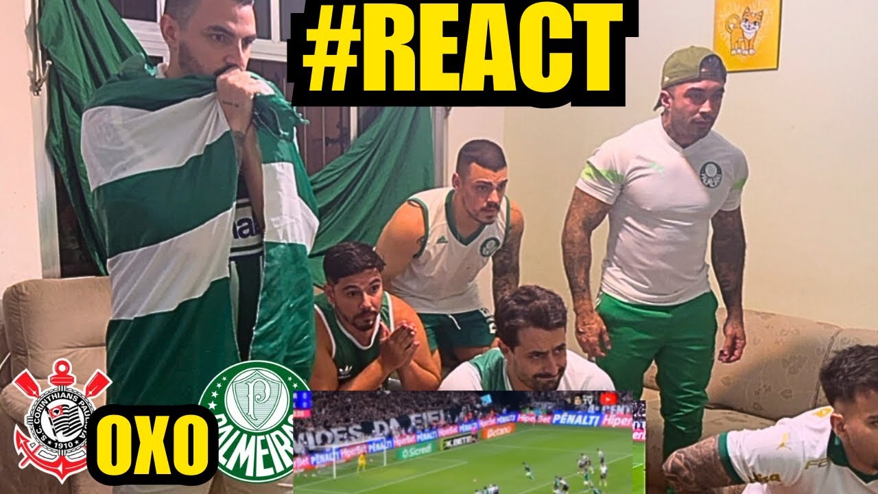 #REACT Corinthians 0 x 0 PALMEIRAS - Não jogamos nada