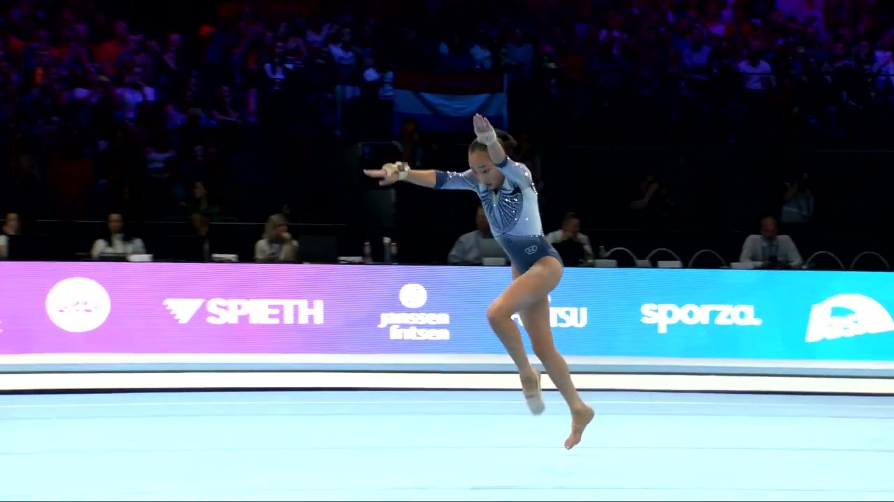 LIAO Yi-Chun (TPE)_2023 Artistic Worlds, Antwerp (BEL)_Qualifications_Floor Exercise