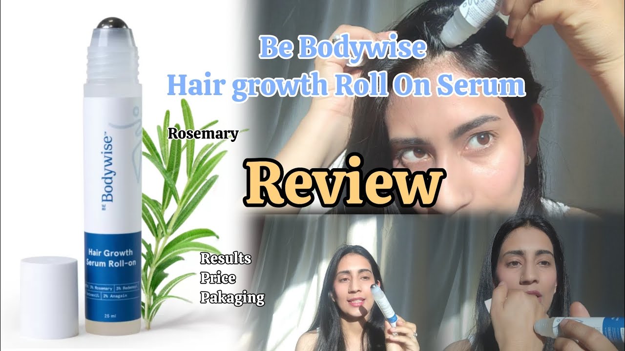 Be Bodywise Hair Growth Roll On Serum Review || Hair Growth Serum 🌿✨ || Haircare Product