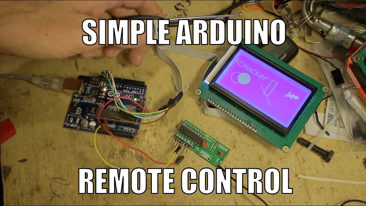 Simple Arduino 4 channel radio control. RCHacker #68