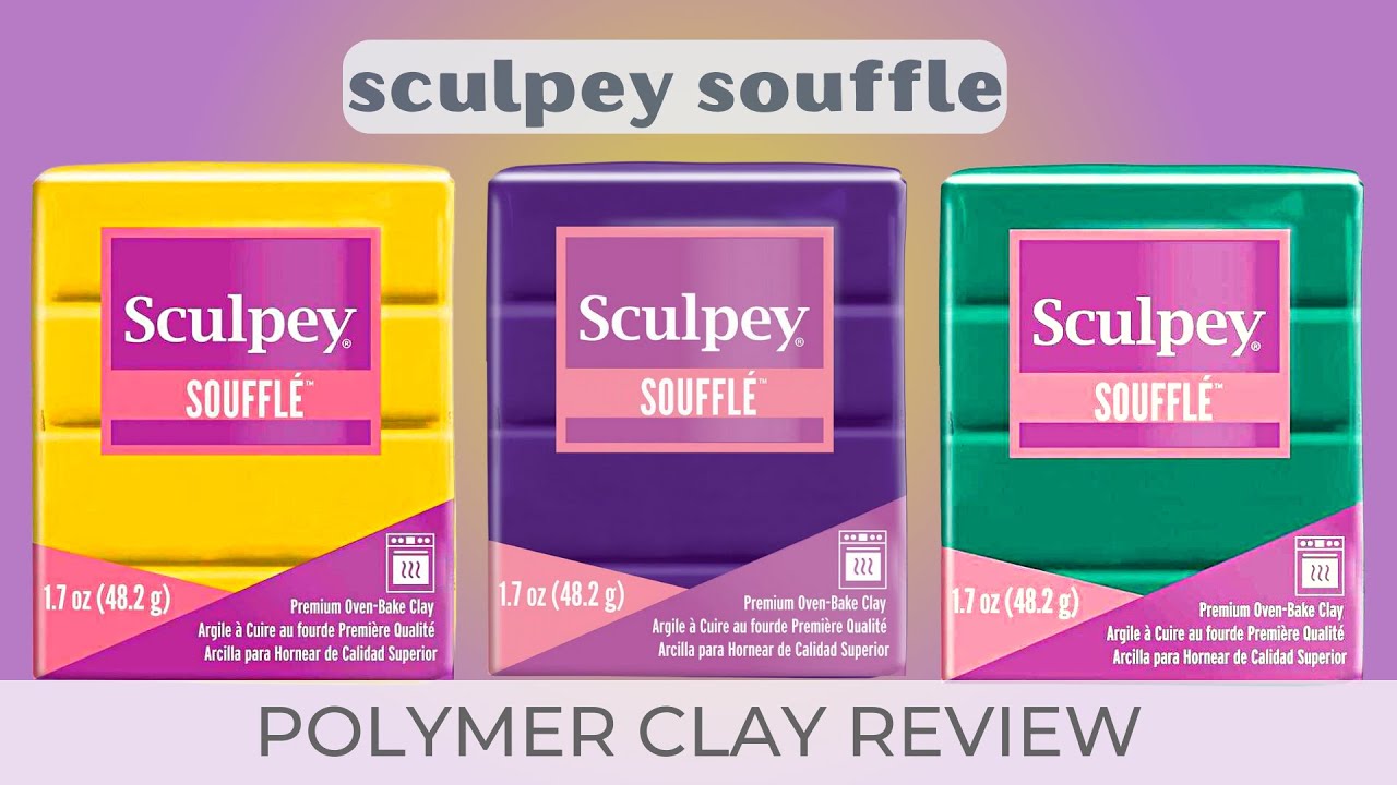 Sophisticated Finish & NO MORE FINGERPRINTS! Sculpey Souffle Review!