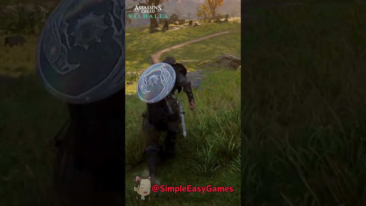 Weird distortion or glitch in the game? #acvalhalla #acvalhallagameplay #letsplay