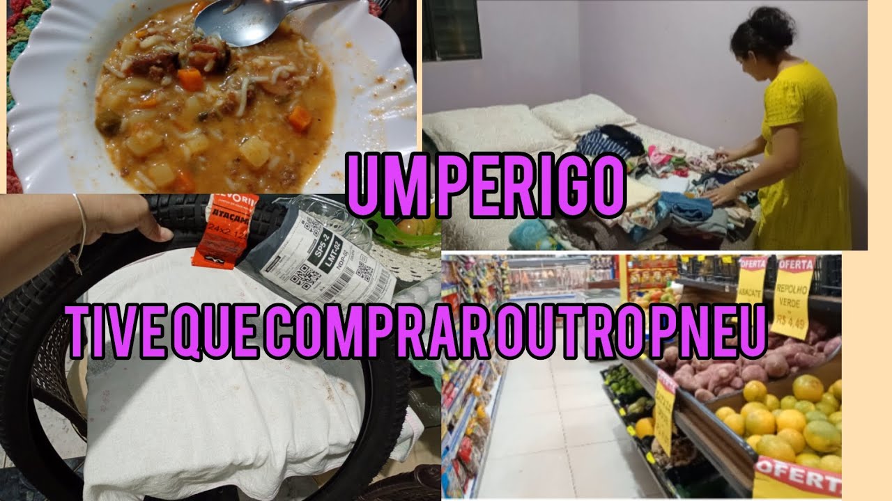 Dia tranquilo fiz sopa/fui ao mercado/ muita chuva #donadecasa #donadecasablogueira 