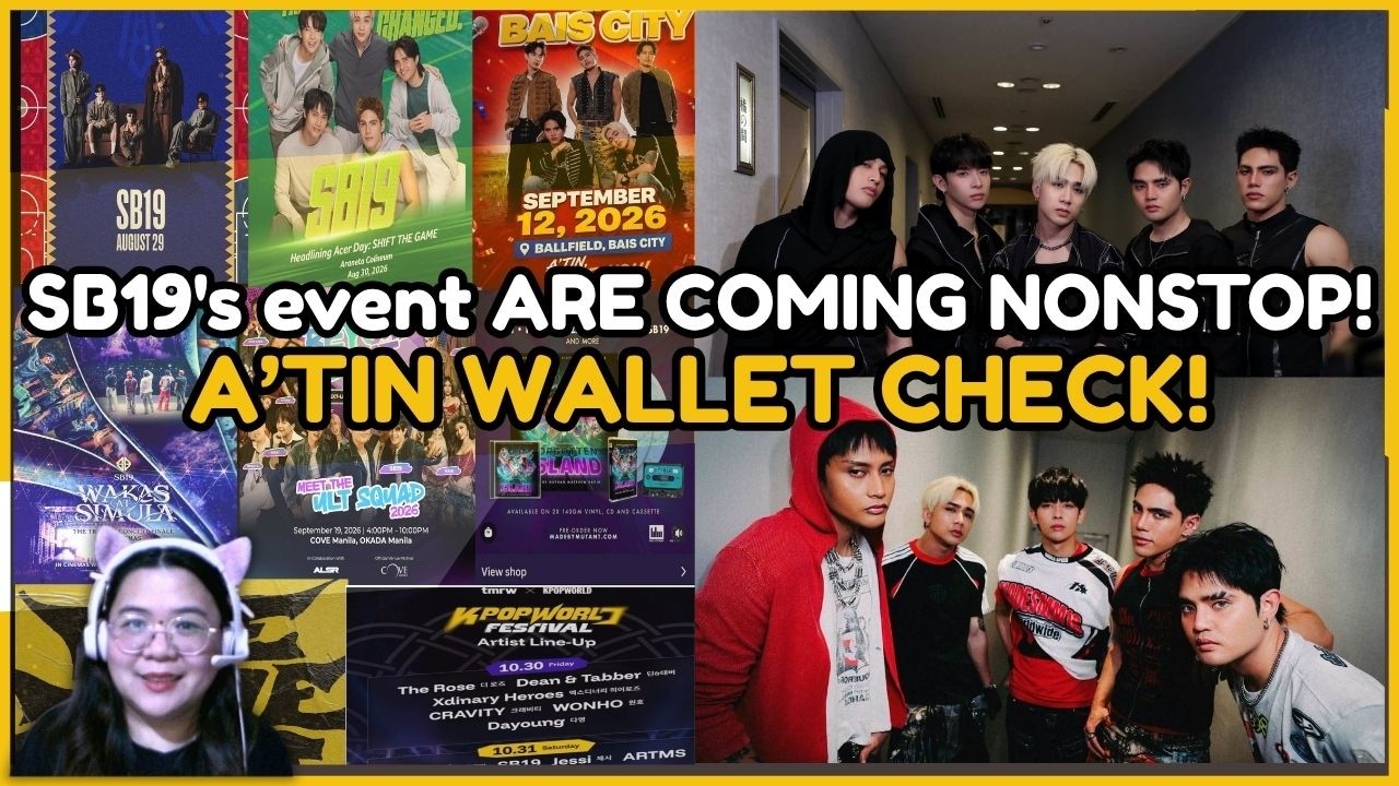 SB19's event ARE COMING NONSTOP! A&rsquo;TIN WALLET CHECK! #sb19 #event #upcoming #international #local