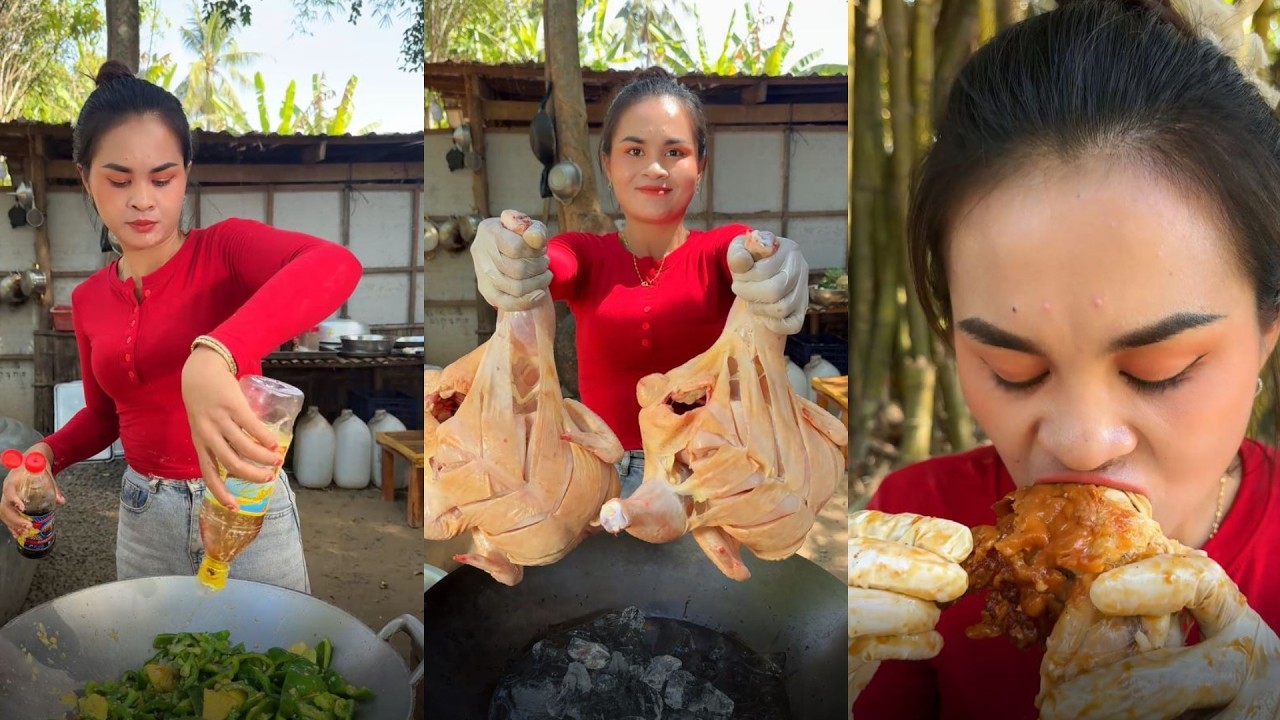 Amazing cooking deep fried chicken recipe