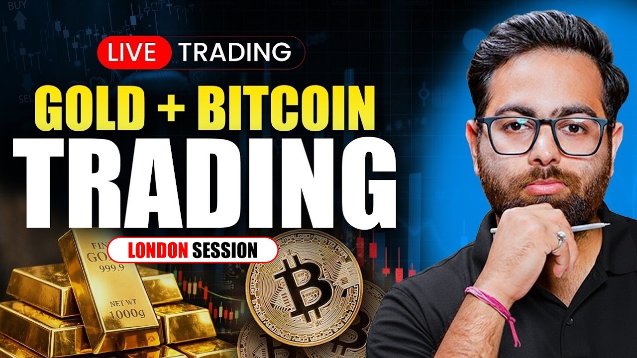 GOLD & BITCOIN Live Trading | Akash Garg