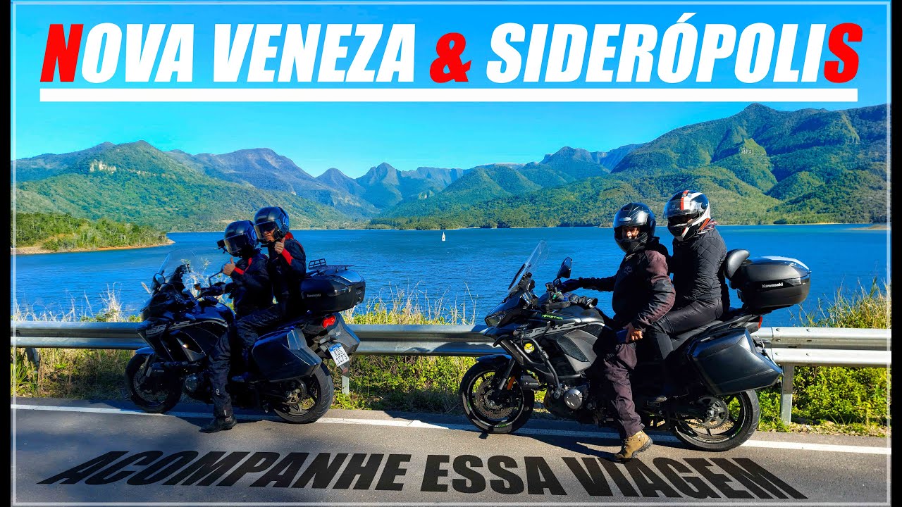 Viagem de Moto para Nova Veneza e Siderópolis. ( Motorcycle Trip ) // Kawasaki  Versys 1000 GT // 4K