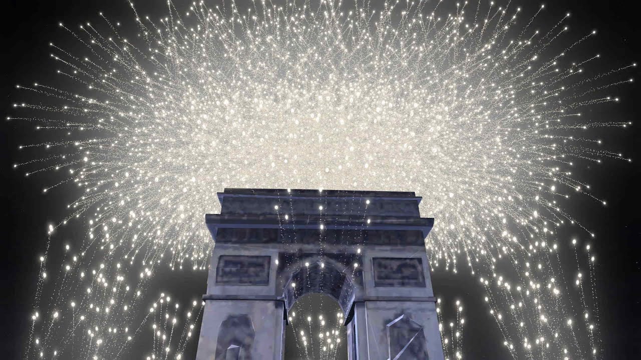NEW YEAR'S PARIS : FIREWORKS SHOW FWSIM 2020 - 2021 [LIVE]