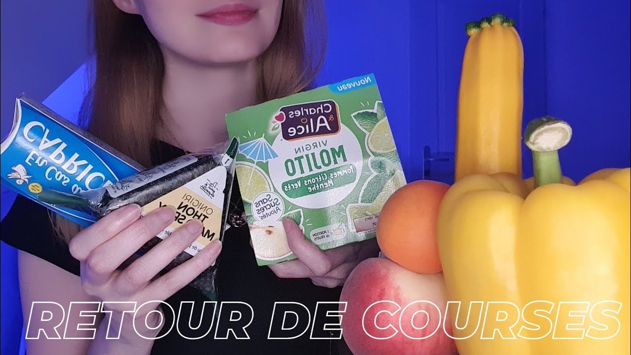 ASMR 🥑 RETOUR DE COURSES (99.9% de chance de t'endormir)