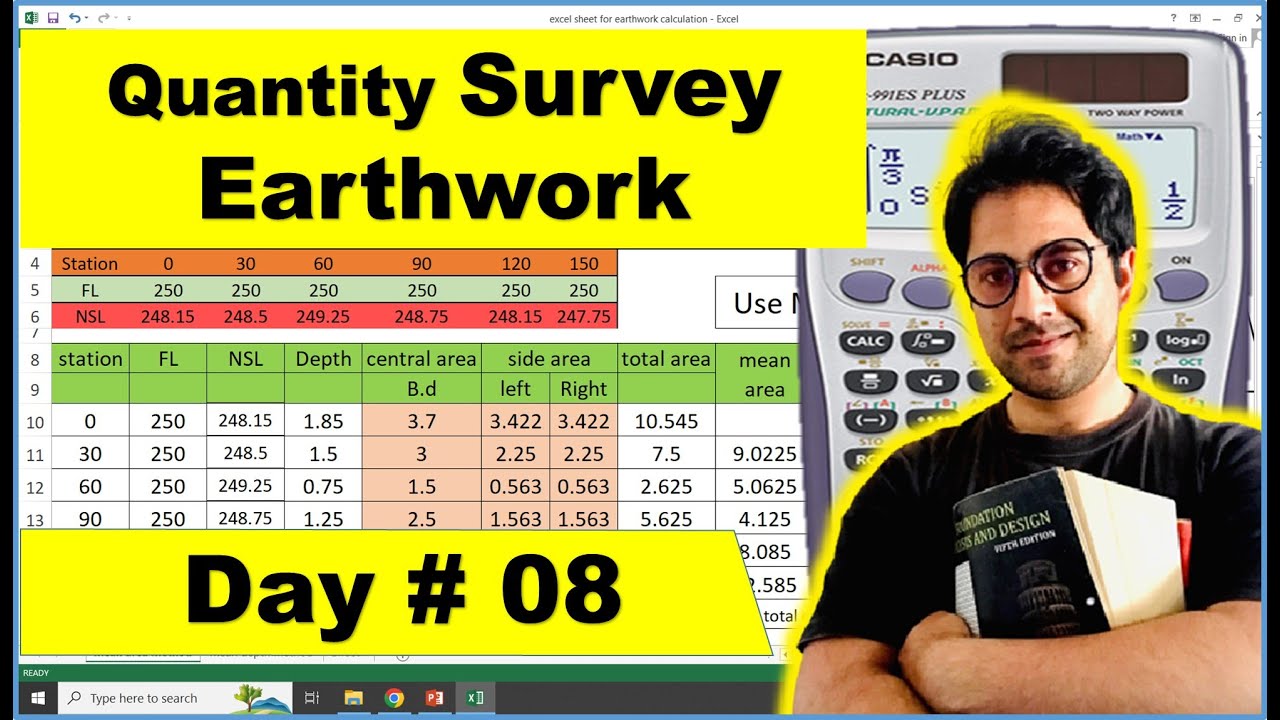 Quantity surveying course| day 8 | mean area method | mean depth method | earthwork