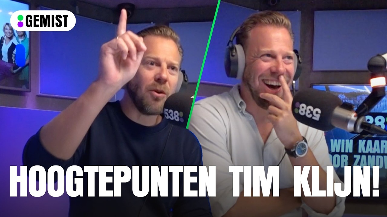 Dit waren de leukste momenten van 538 Ochtendshow-dj Tim Klijn! 🤩 | 538 Gemist