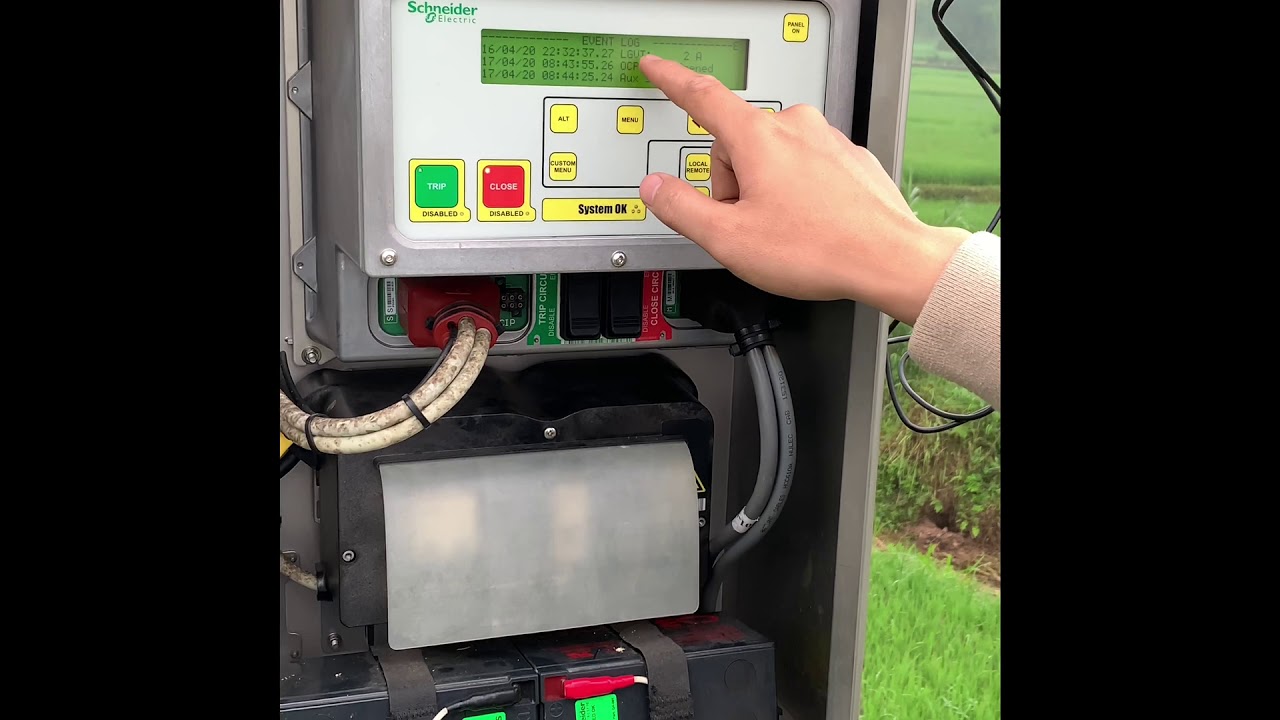 Hướng dẫn lấy thông số máy cắt schneider