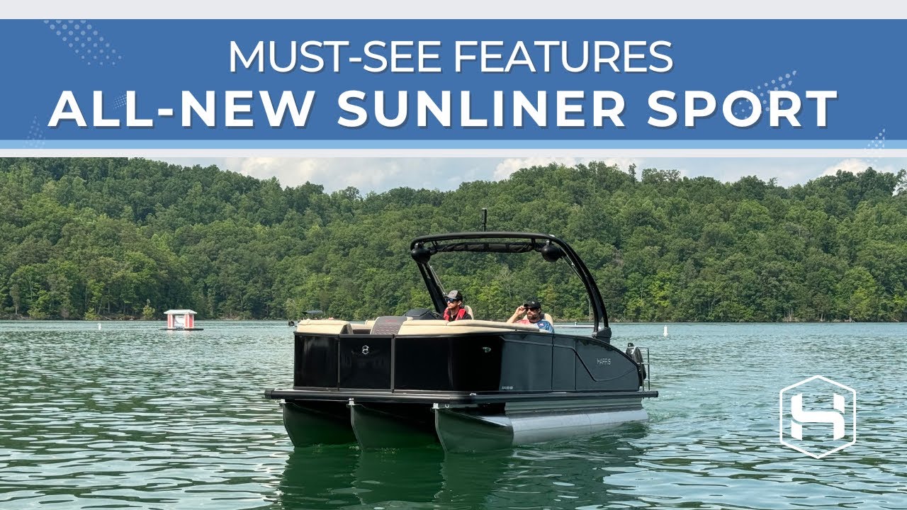 New Pontoon Boat for Families - Watch this Walkthrough of the Sunliner Sport
