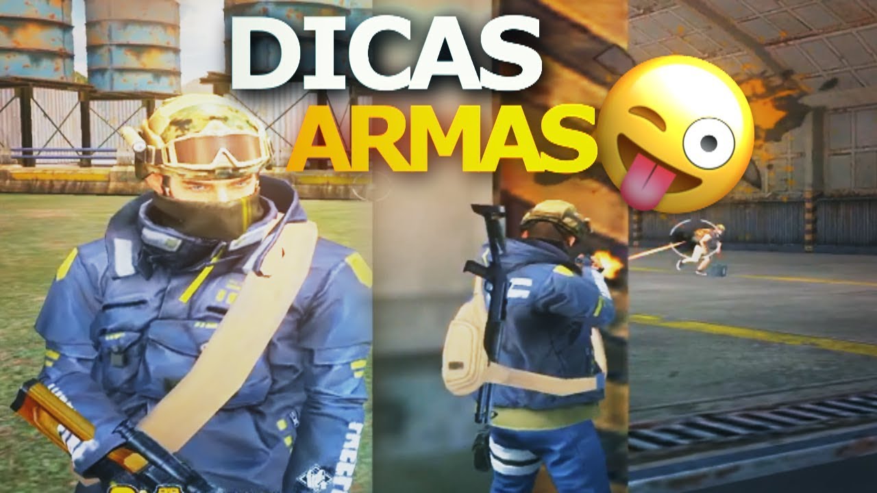 (DICAS) COMO JOGAR COM CADA ARMA DO FREE FIRE BATTLEGROUNDS