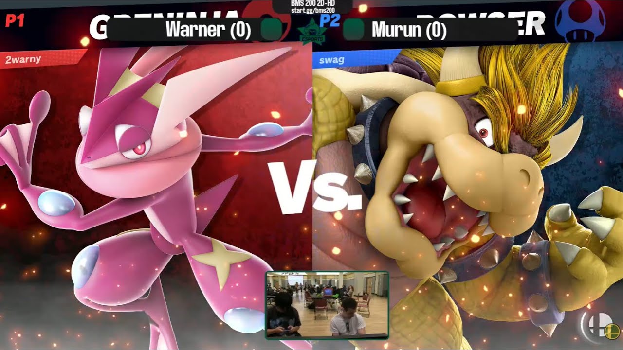 BMS 200 2D-HD Losers Top 12 - Warner (Greninja) vs Murun (Bowser)