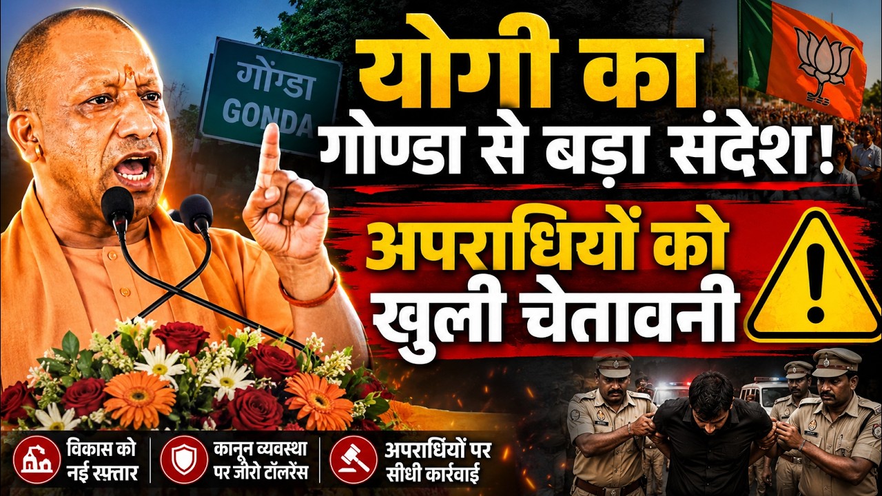 Yogi Adityanath from Gonda | Development + Zero Tolerance on Crime
