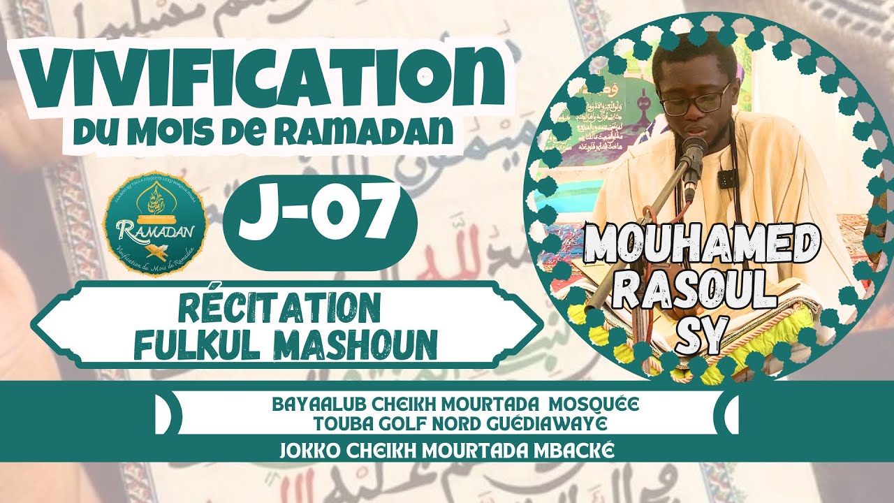 FULKUL MASH’HOUN (J-07) MOUHAMED RASOUL SY