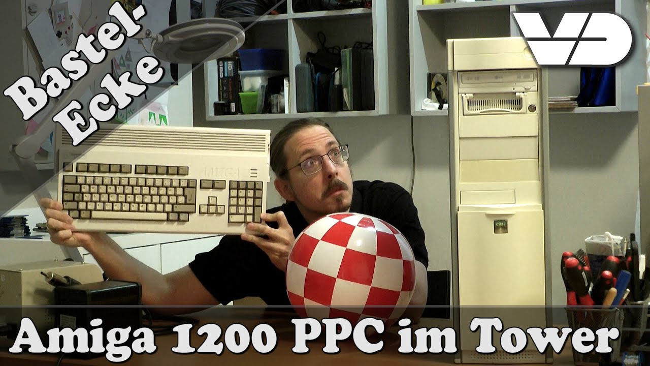 Amiga 1200 PPC im Big Tower (Bastel-Ecke)
