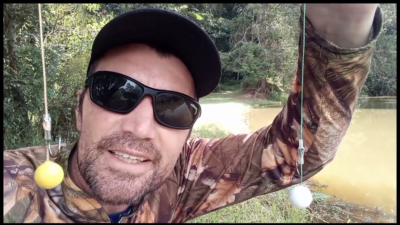 Como fazer chicote com a bolinha da pinga para pesca de Carpas.