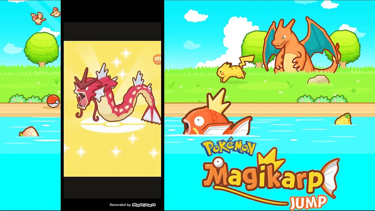 Magikarp Jump shiny Gyarados and 100% event completion!