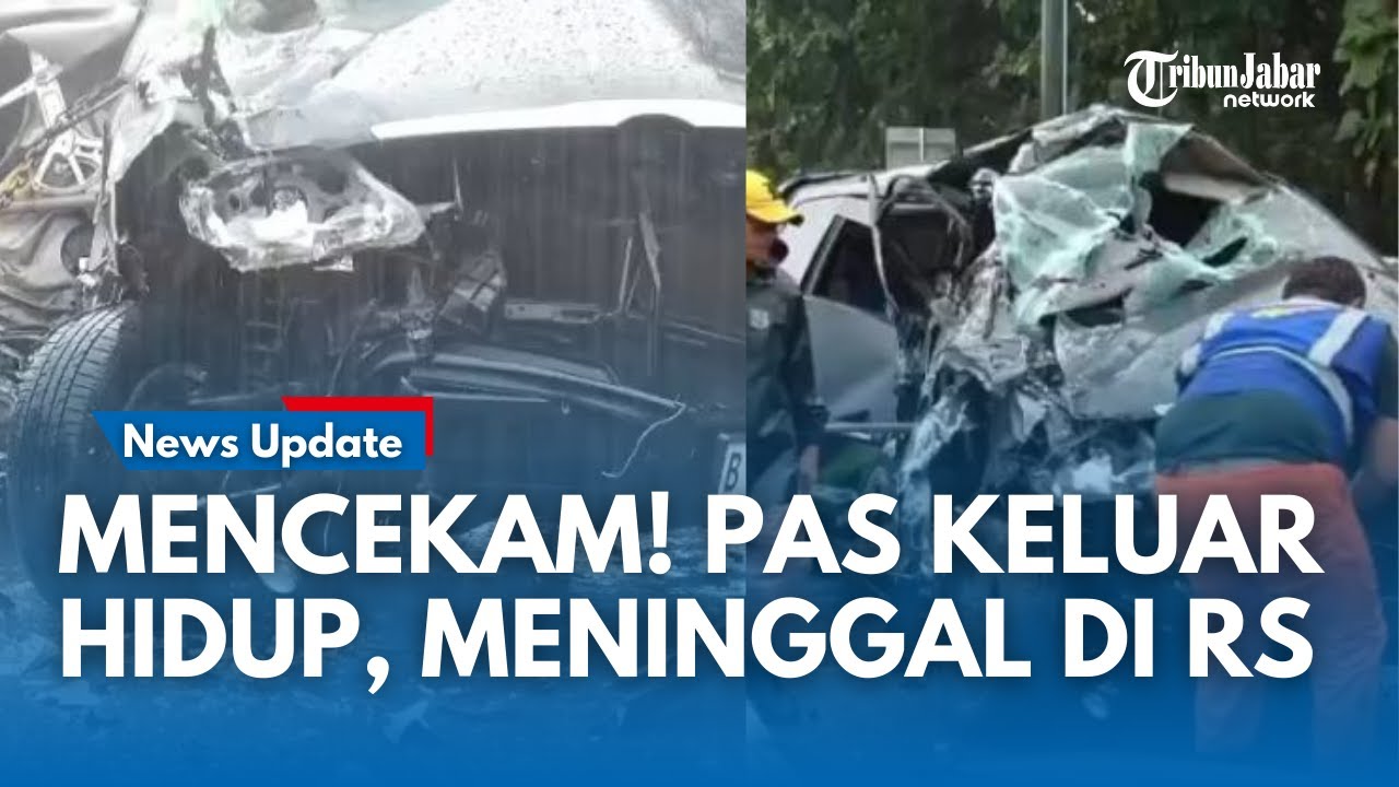 Detik-detik Dramatis! Pejabat Bekasi Masih Hidup pas Keluar dari Mobil Rusak Parah di Tol Cipularang