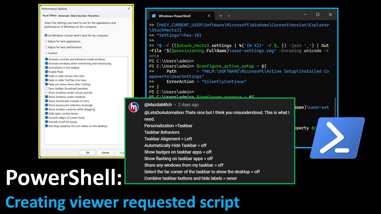 PowerShhell: Creating viewer requested script 03