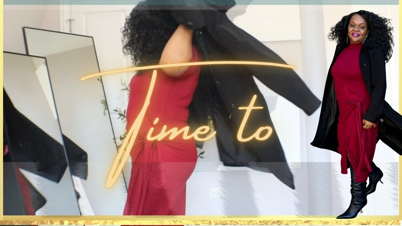 Finally, time! Showing up...  From playing it safe, to stepping out on your personal style.
