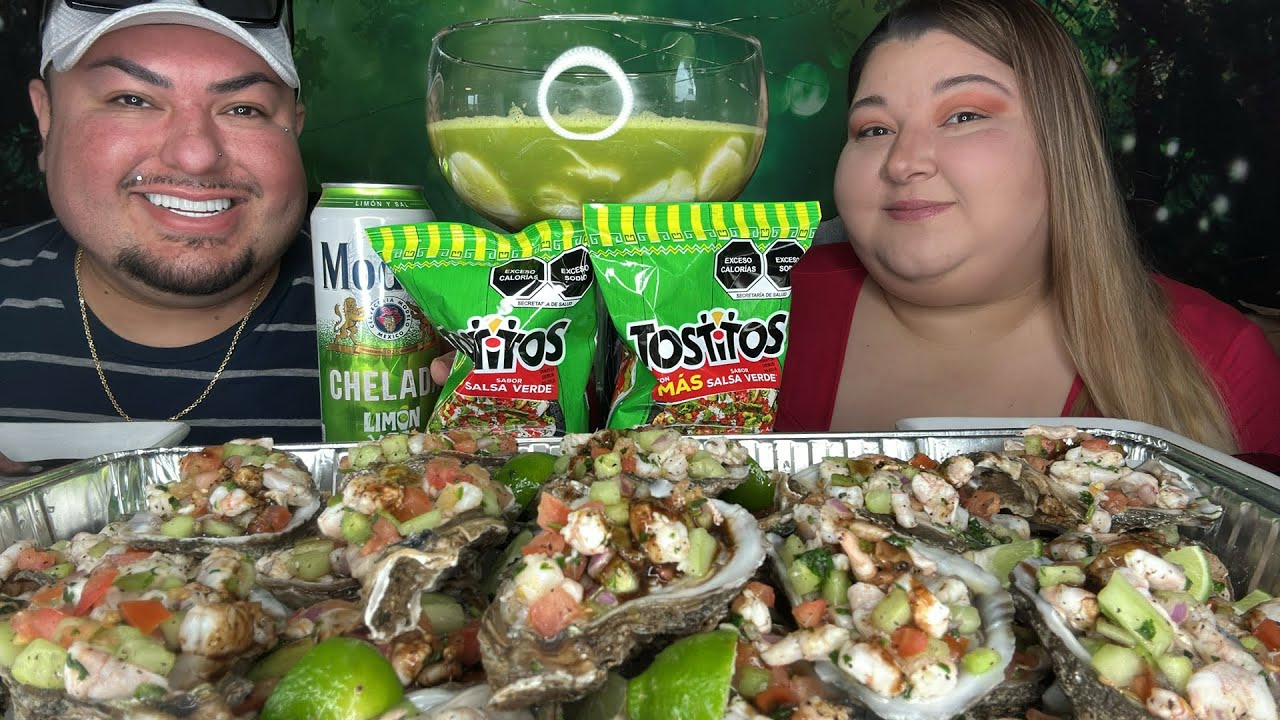Ice Cold Ostiones Preparados & Scallops Aguachiles • Thank You Alisha!
