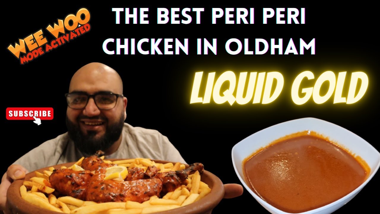 THE BEST PERI PERI CHICKEN IN OLDHAM! - SHADY'S ROYAL PERI PERI - LIQUID GOLD WITH BREAD ROLLS