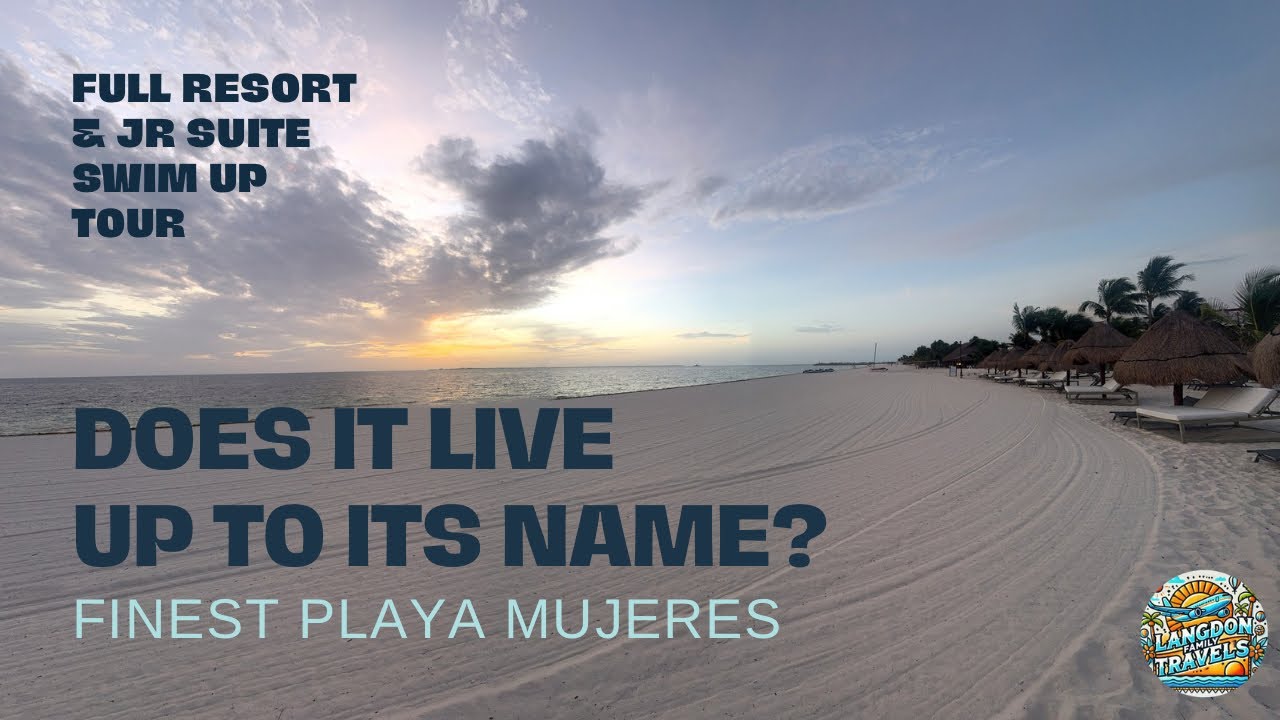 Does It Live Up To Its Name? Finest Playa Mujeres Resort and Swim Up Room Tour!