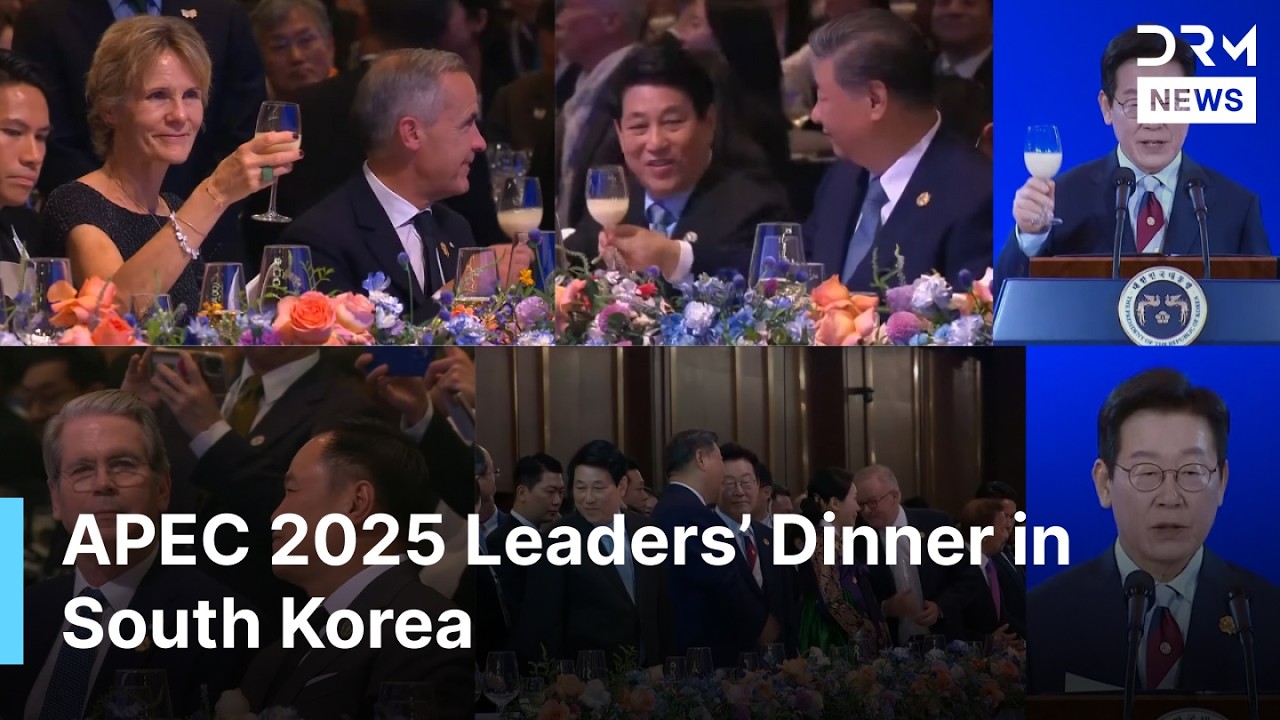 Ужин АТЭС НЕЗАМЕТНЫЕ МОМЕНТЫ: Президент Ли Джэ Мён приветствует Си, Карни, Альбанезе и других | AC1G
