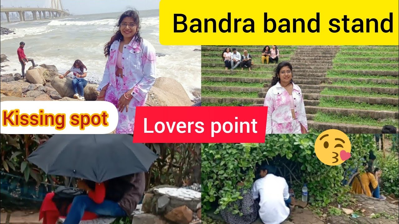 Bandra band stand/kissing spot / Lovers hub#vikashnu #bandra#lover#couple#fort#mumbai#loverpoint#fun
