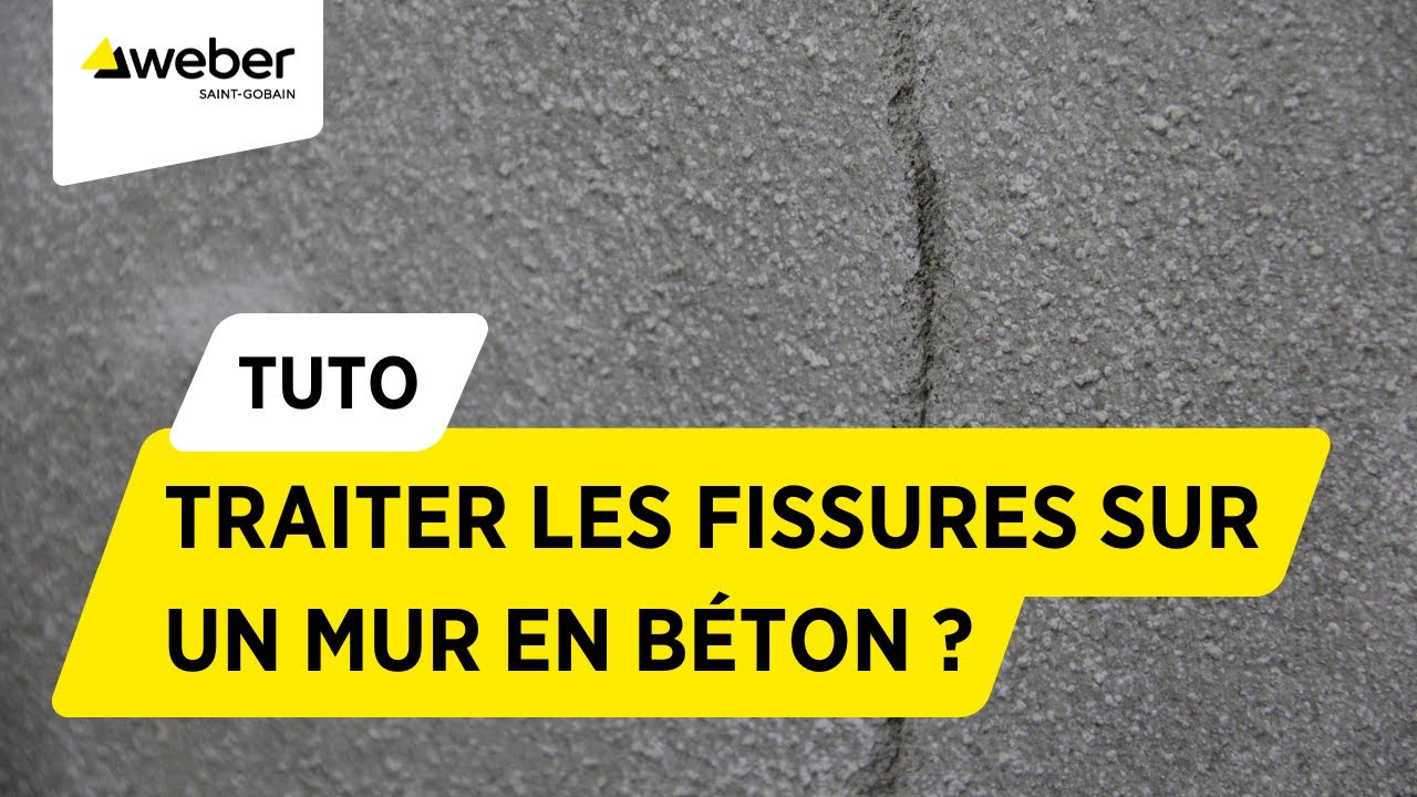 Comment traiter les fissures sur un mur en béton ? l Weber