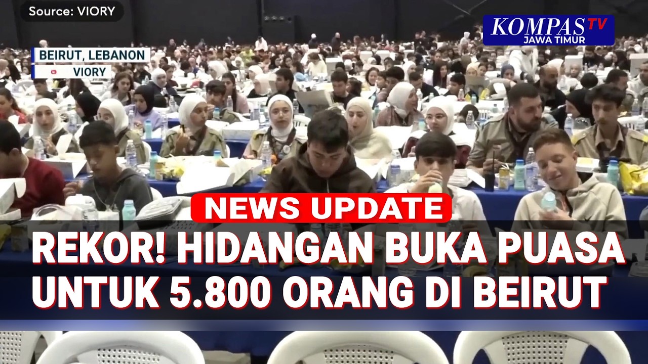 Ramadan di Lebanon, Rekor! 5.800 Orang Hadiri Acara Buka Puasa