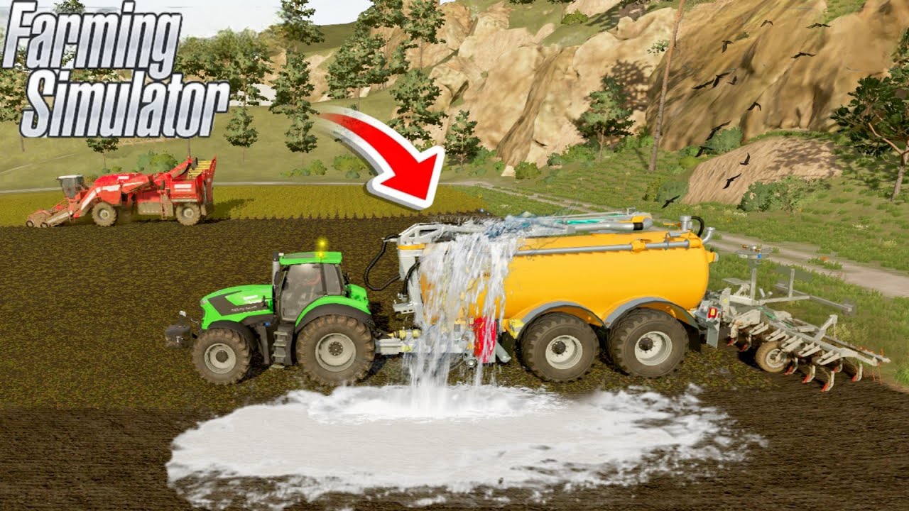 Water Tanker Disaster in Farming Simulator! 💦🚜 #fs23 #fs20 #fs18 #fs25 