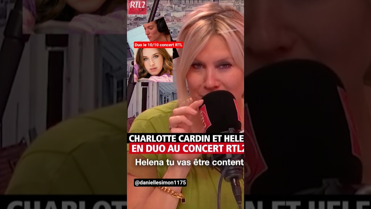 H&eacute;l&eacute;na Charlotte Cardin duo en concert RTL #helena #staracademy #charlottecardin #rtl #duo #concert