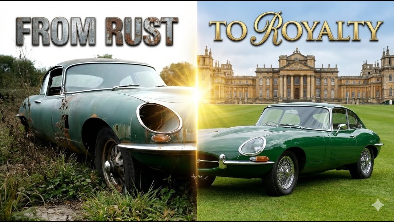 The Most Beautiful Car Ever Made | Abandoned Jaguar E-Type 1961 ASMR Restoration