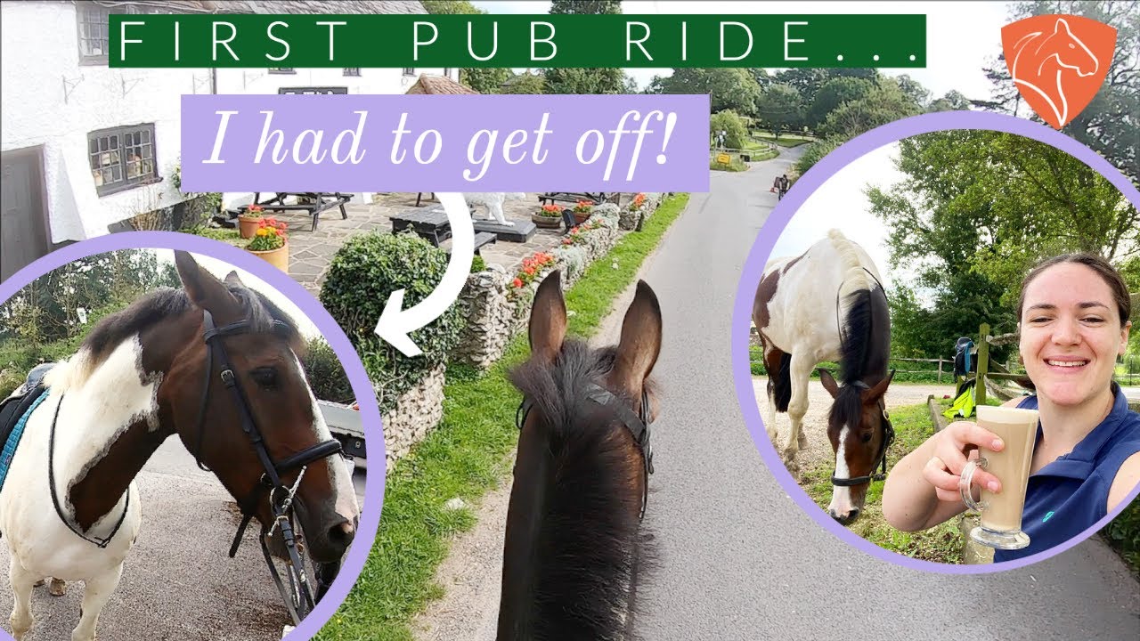 First Pub Ride On My Horse | In Partnership With Equilab AD | Riding With Rhi