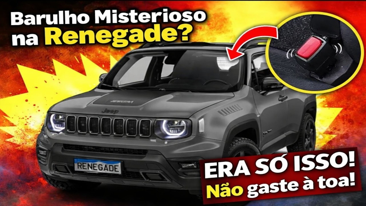 Barulho Misterioso Interno na Renegade? ERA SÓ ISSO! Não gaste à toa!