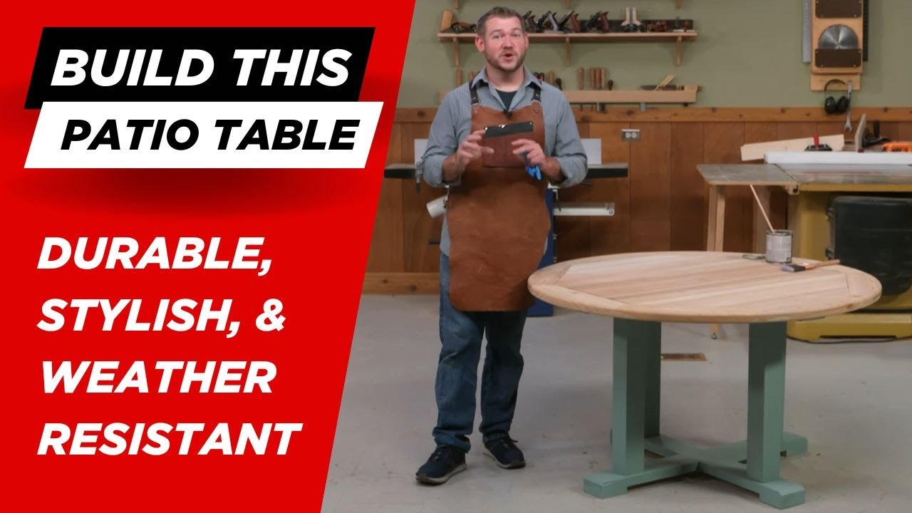 The Ultimate Patio Table Build | Durable, Weather-Resistant, and Beautiful