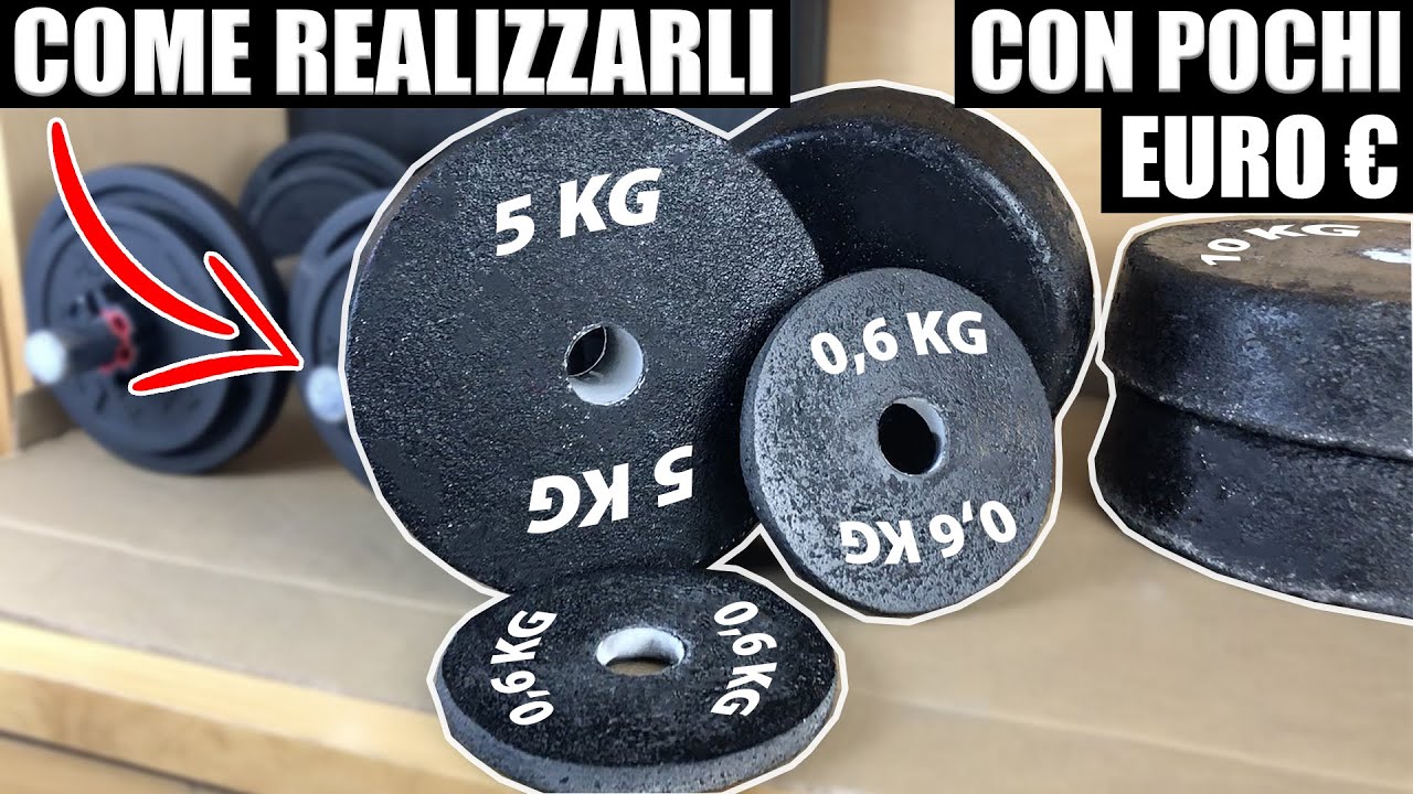 COME FARE DISCHI IN CEMENTO | PALESTRA IN CASA A POCHI EURO!