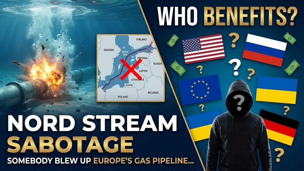 The Nord Stream Sabotage Somebody Blew Up Europe's Gas Pipeline... Who Benefits