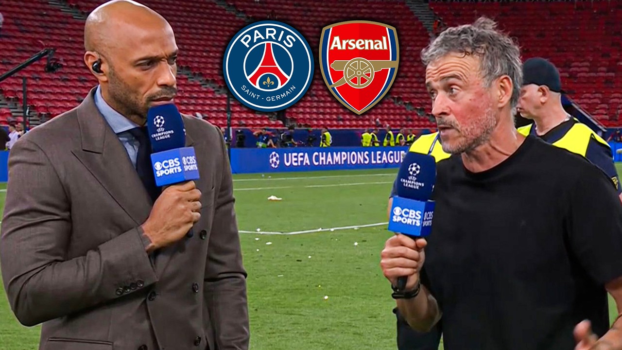 PSG vs Arsenal 1-1 Luis Enrique Reaction with Thierry Henry, Carragher & Micah Richards & Analysis