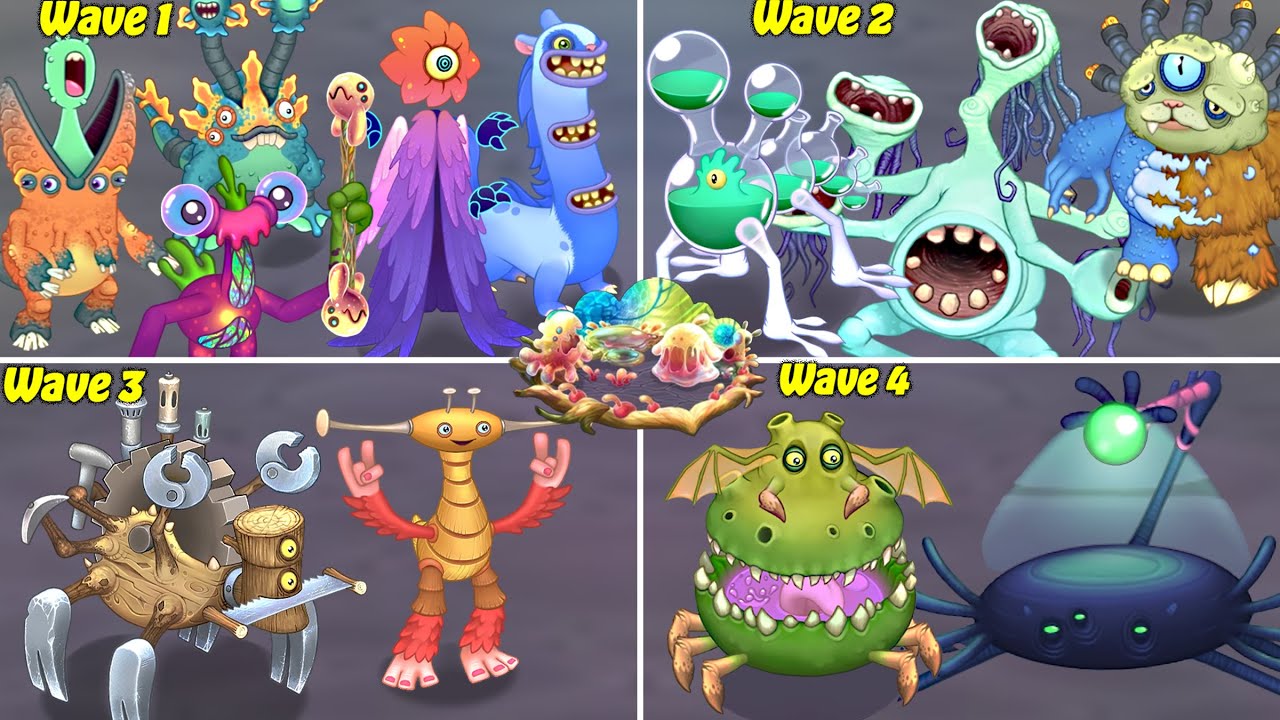 Ethereal Workshop - Full Song Compilation (Wave 1 - Wave 4) | My Singing Monsters