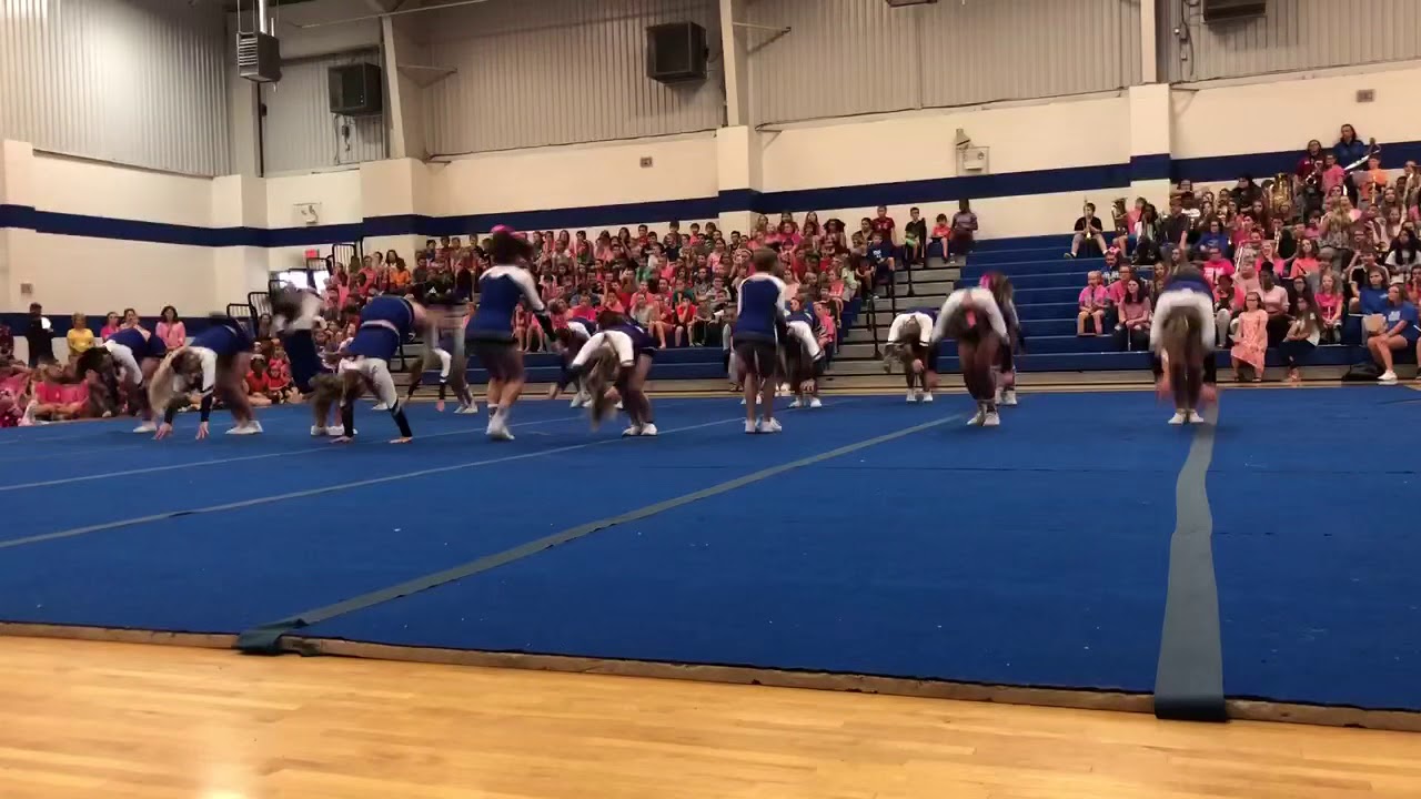 BREMEN MIDDLE SCHOOL COMP CHEER // Pep Rally 2018