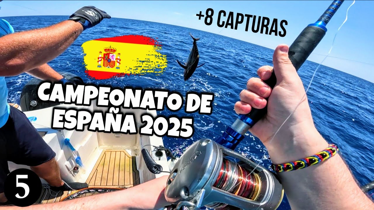 CAMPEONATO DE ESPAÑA de PESCA de CURRICAN DE ALTURA 2025 | DIA 1
