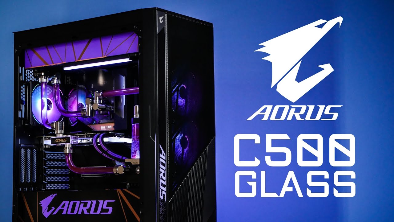 Игровой ПК AORUS C500 GLASS CUSTOM с водяным охлаждением Z690 AORUS XTREME WATERFORCE RTX 3080 Ti...
