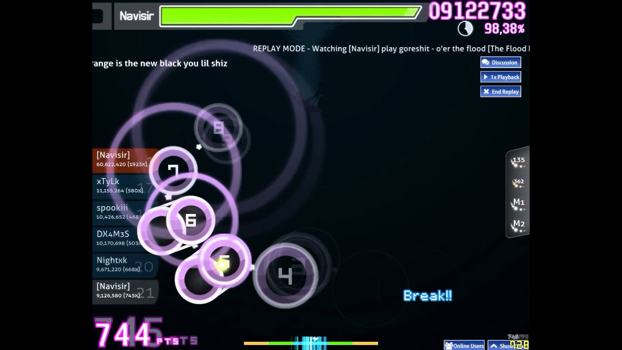 Osu! Goreshit - O'er the flood [The Flood Beneath]