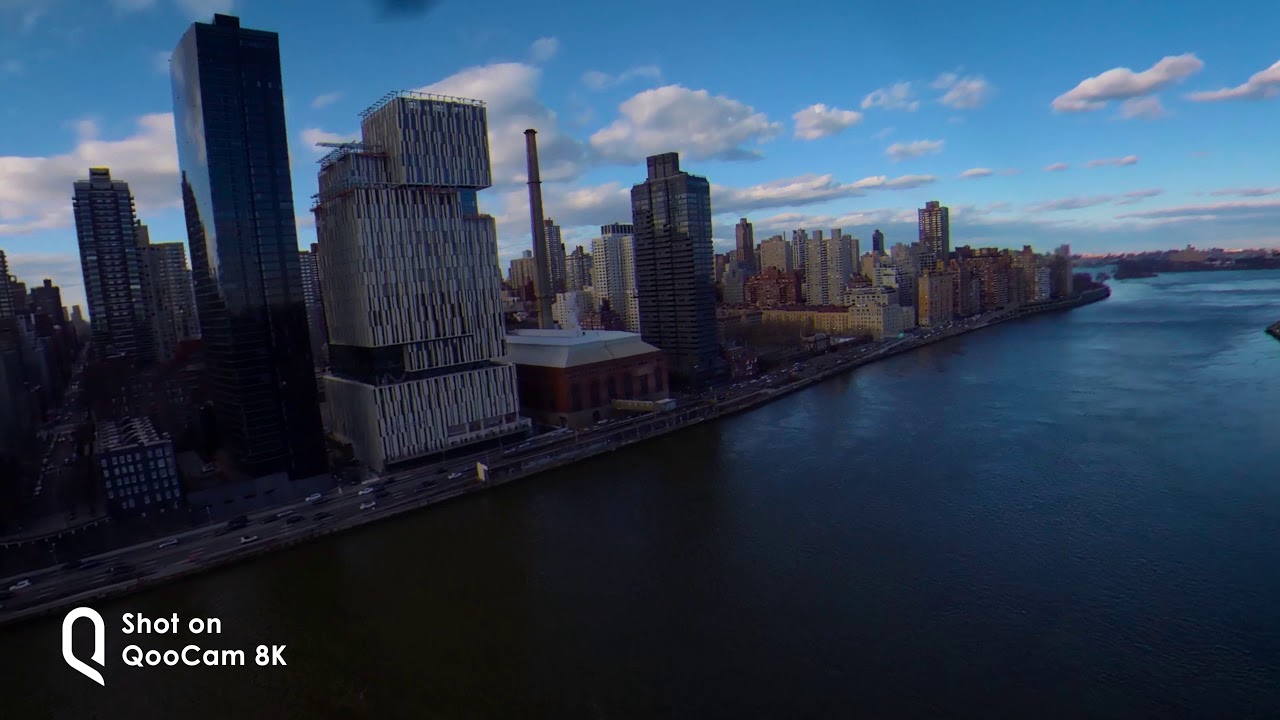 Flying QooCam 8K (4K reframed version)